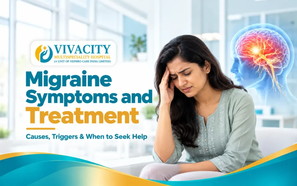 Migrane Symptoms and Treatment Picture
